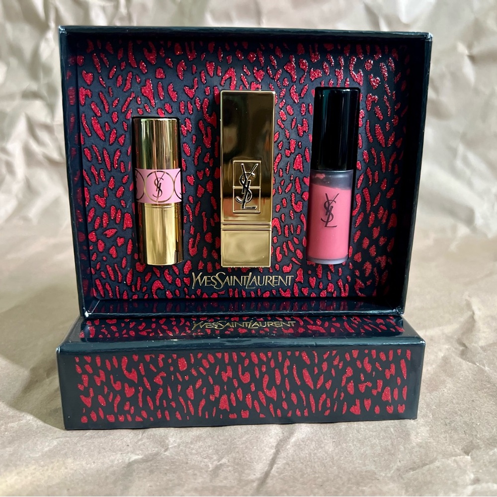 YSL Yves Saint Laurent Mini Lip Set NIB